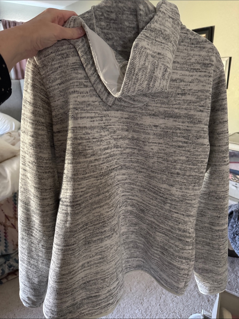 Kuhl Gray Marled Hoodie Jacket - Picture 4 of 4